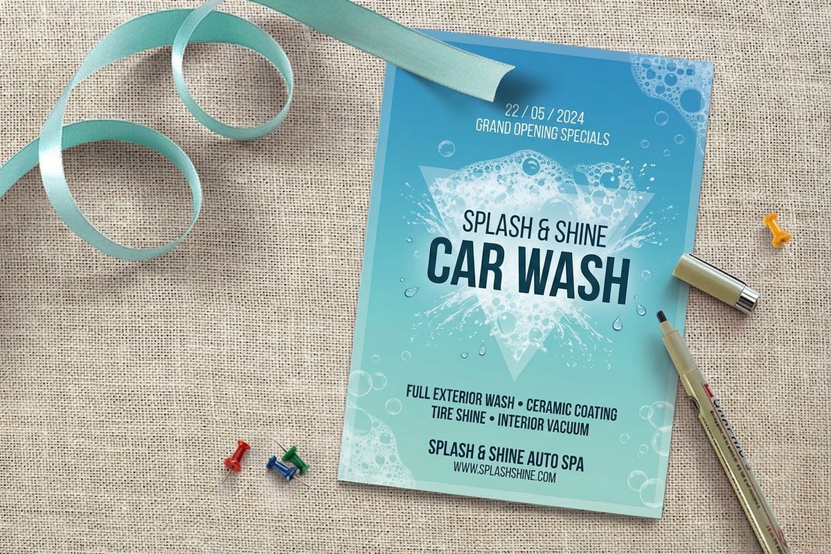 car wash flyers