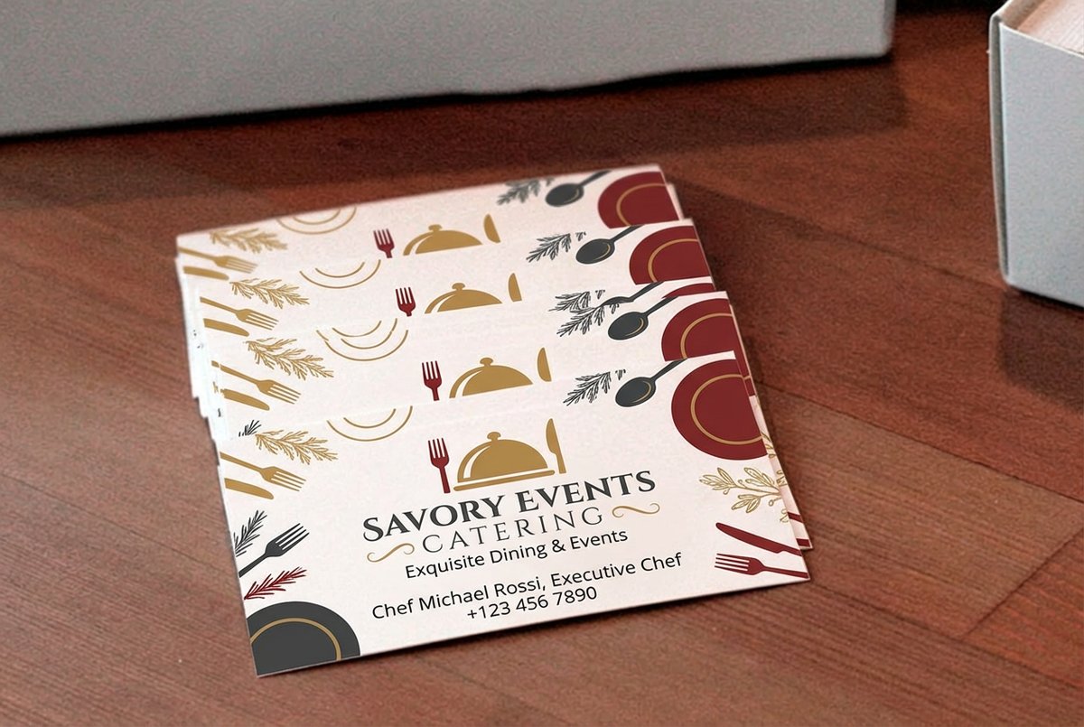 Catering Business Cards