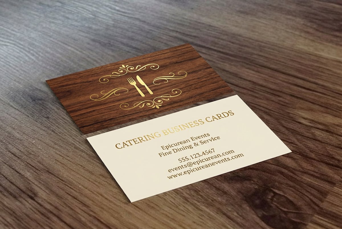 Catering Business Cards
