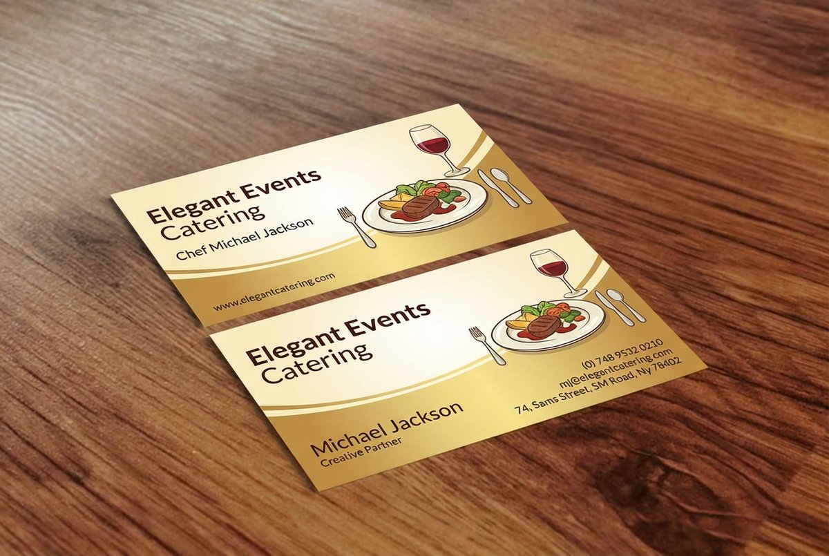 Catering Business Cards