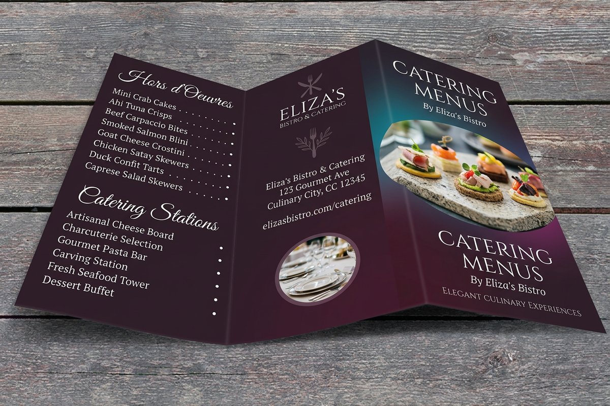 Catering Menus by 4OVER4