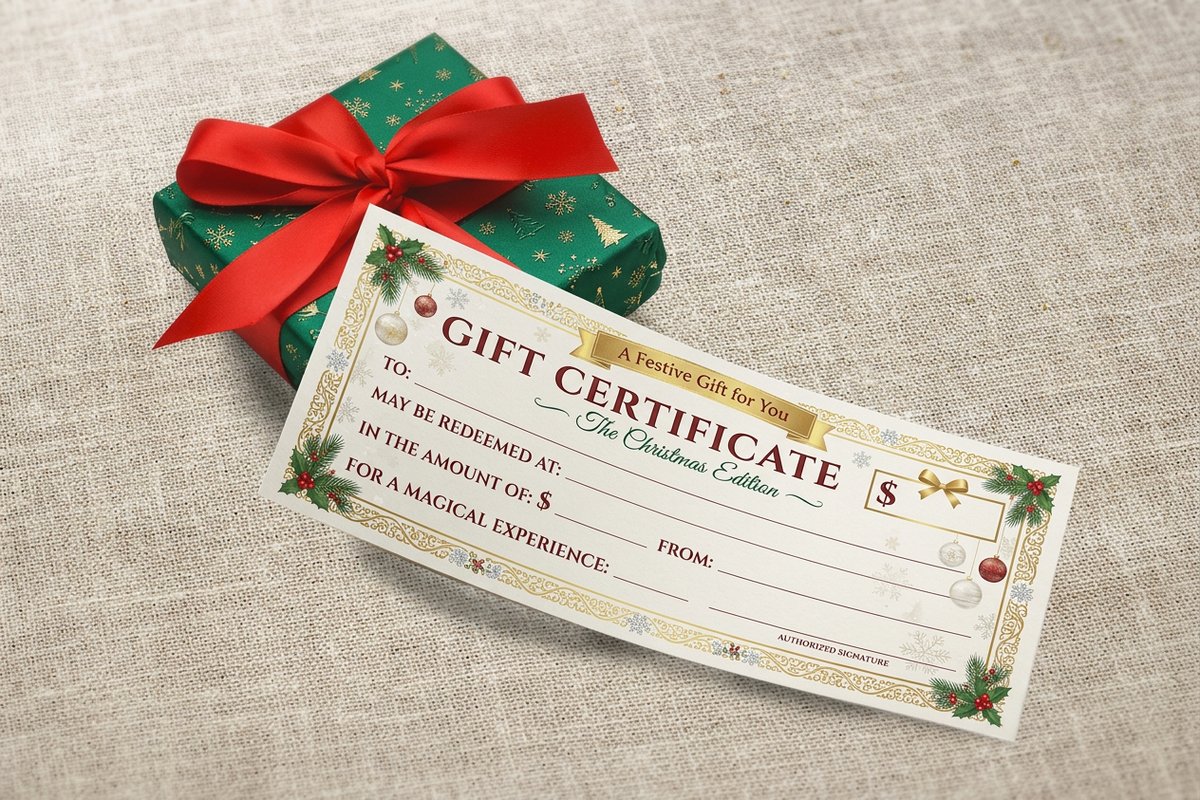 Christmas Gift Certificates