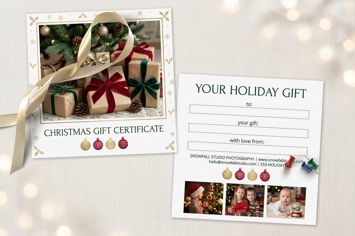 Christmas Gift Certificates