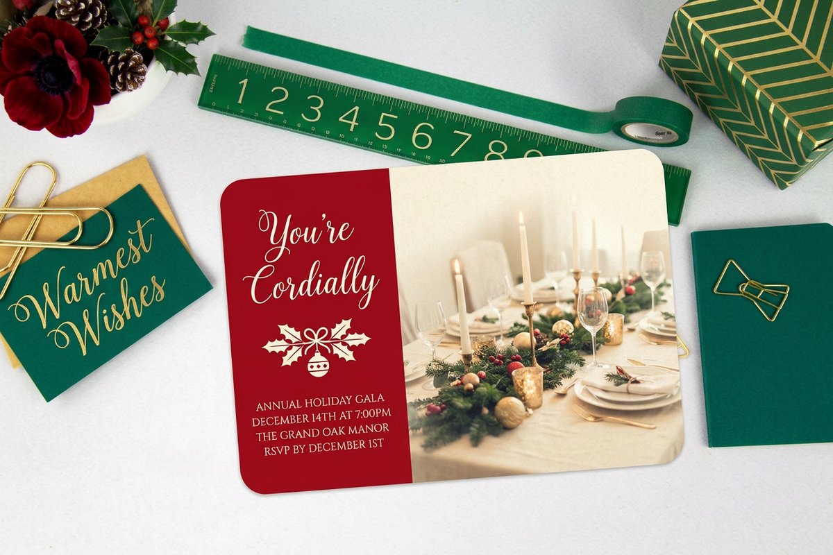 Christmas Invitations 4 - 4OVER4