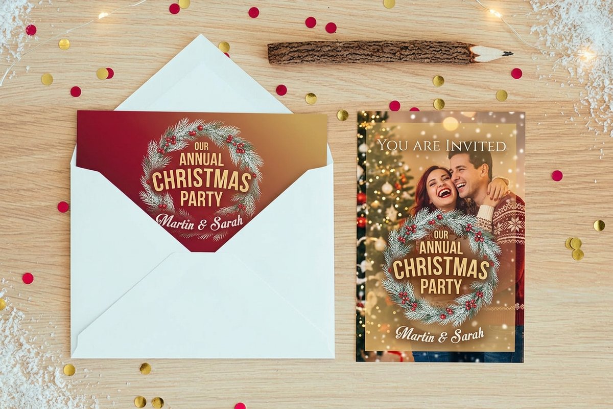 Christmas Invitations 5 - 4OVER4