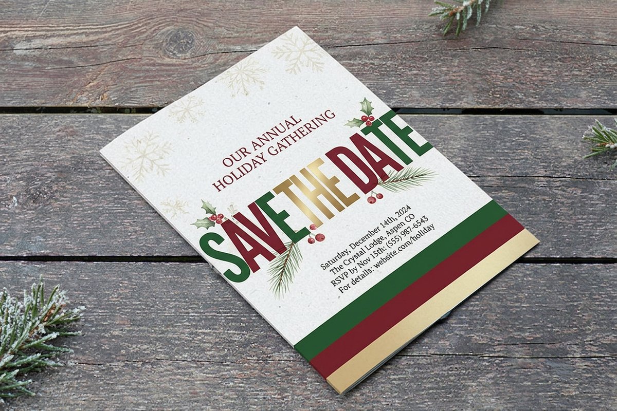Christmas Save the Date Cards