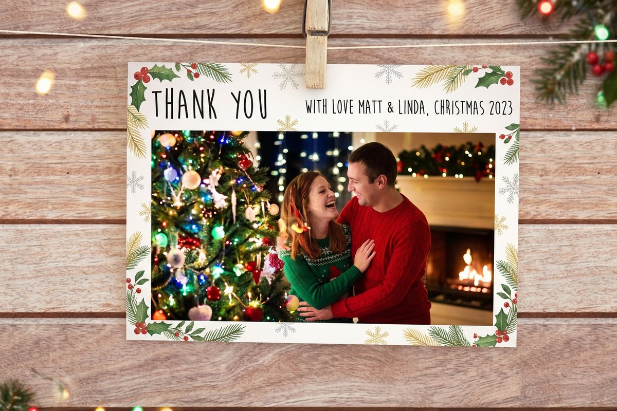 Christmas Thank You Cards 2 - 4OVER4