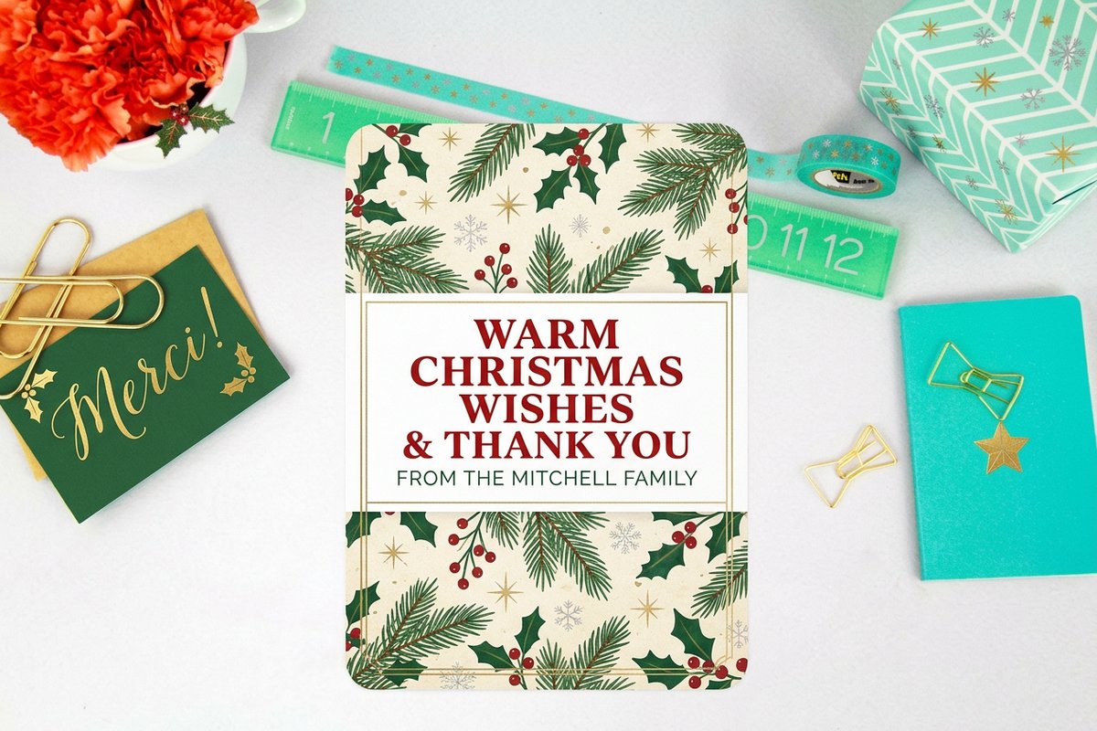 Christmas Thank You Cards 3 - 4OVER4