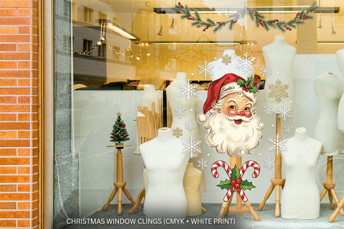 Christmas Window Clings