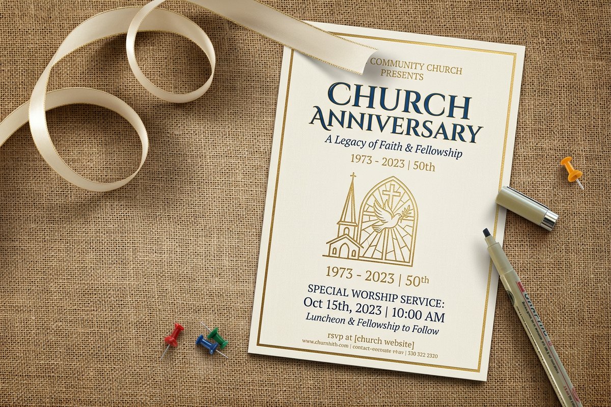 Church Anniversary Flyers