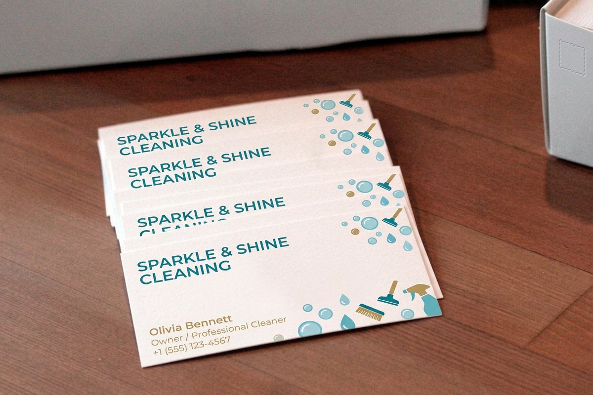 Cleaning Business Cards