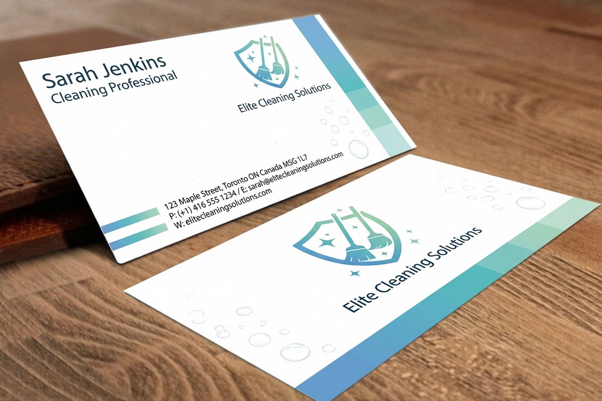 Cleaning Business Cards