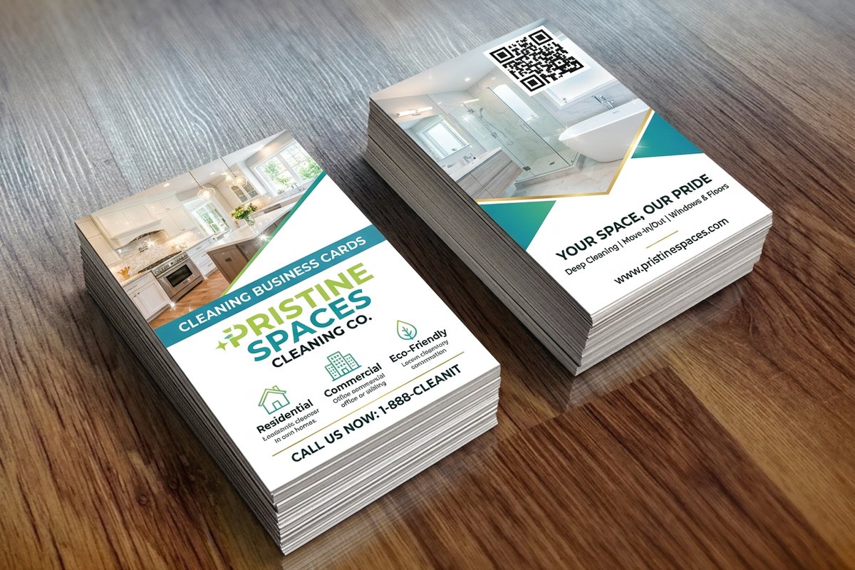 Cleaning Business Cards
