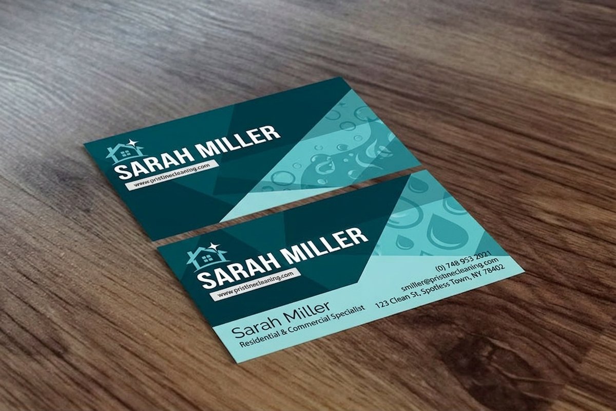 Cleaning Business Cards