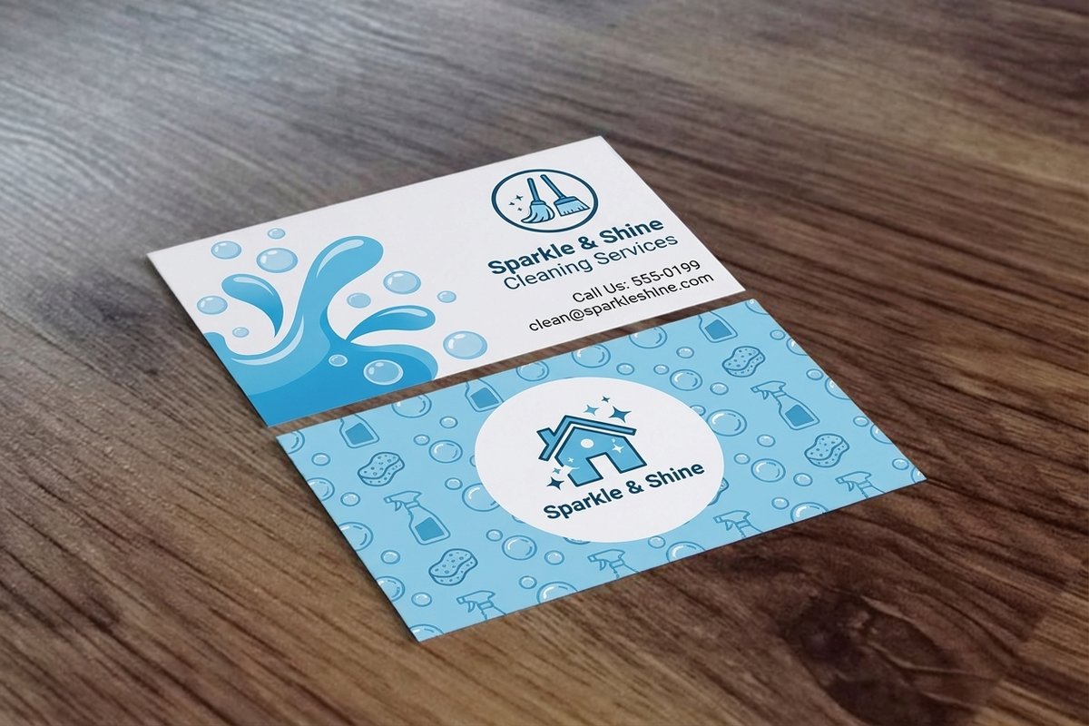 Cleaning Business Cards
