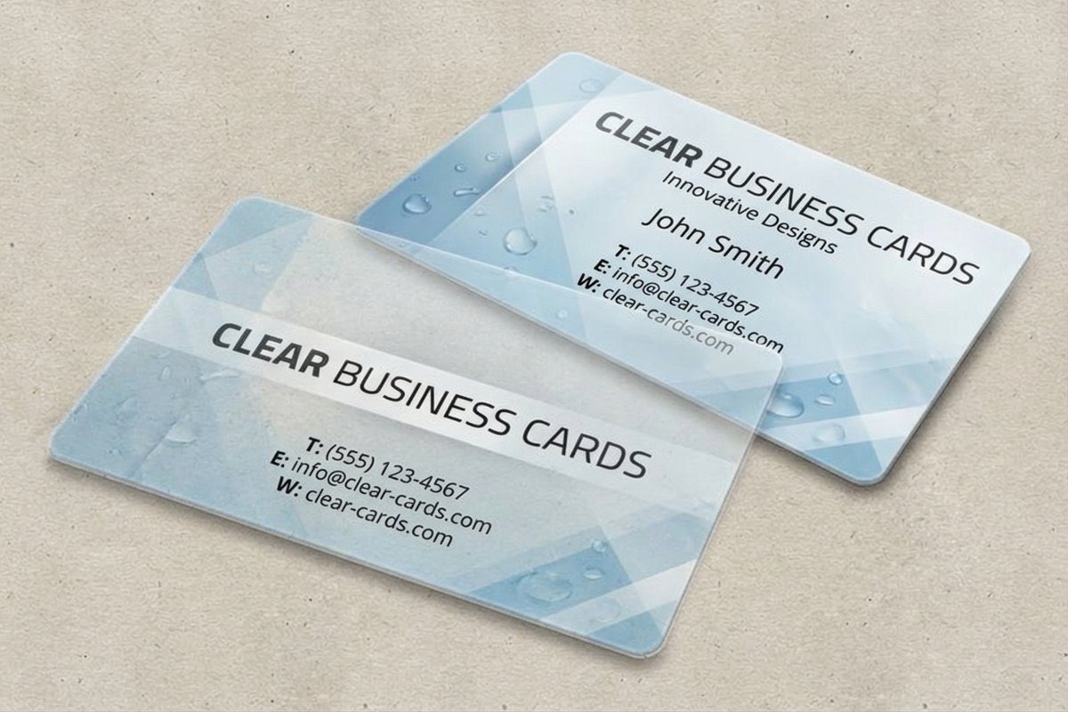 Clear Business Cards