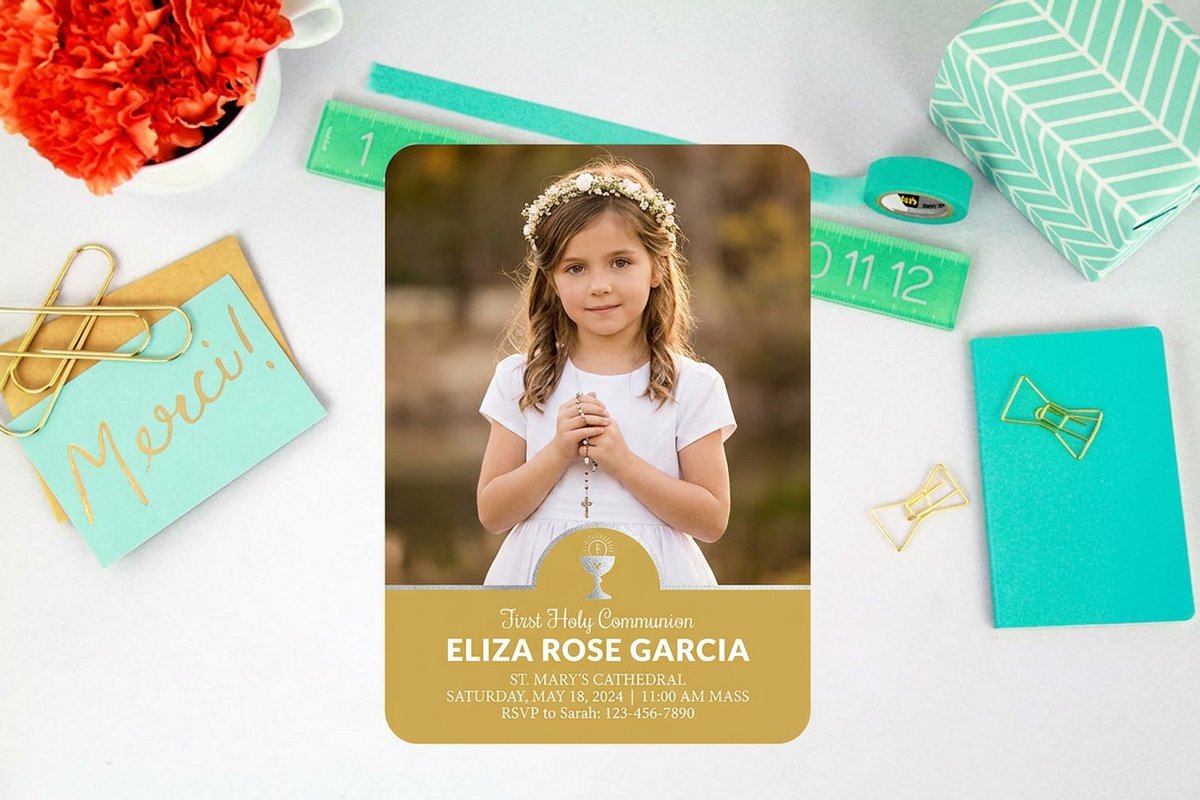 Communion Invitations 1 - 4OVER4