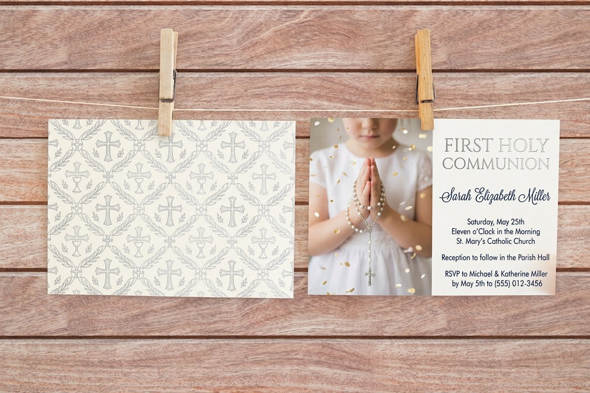 Communion Invitations 2 - 4OVER4