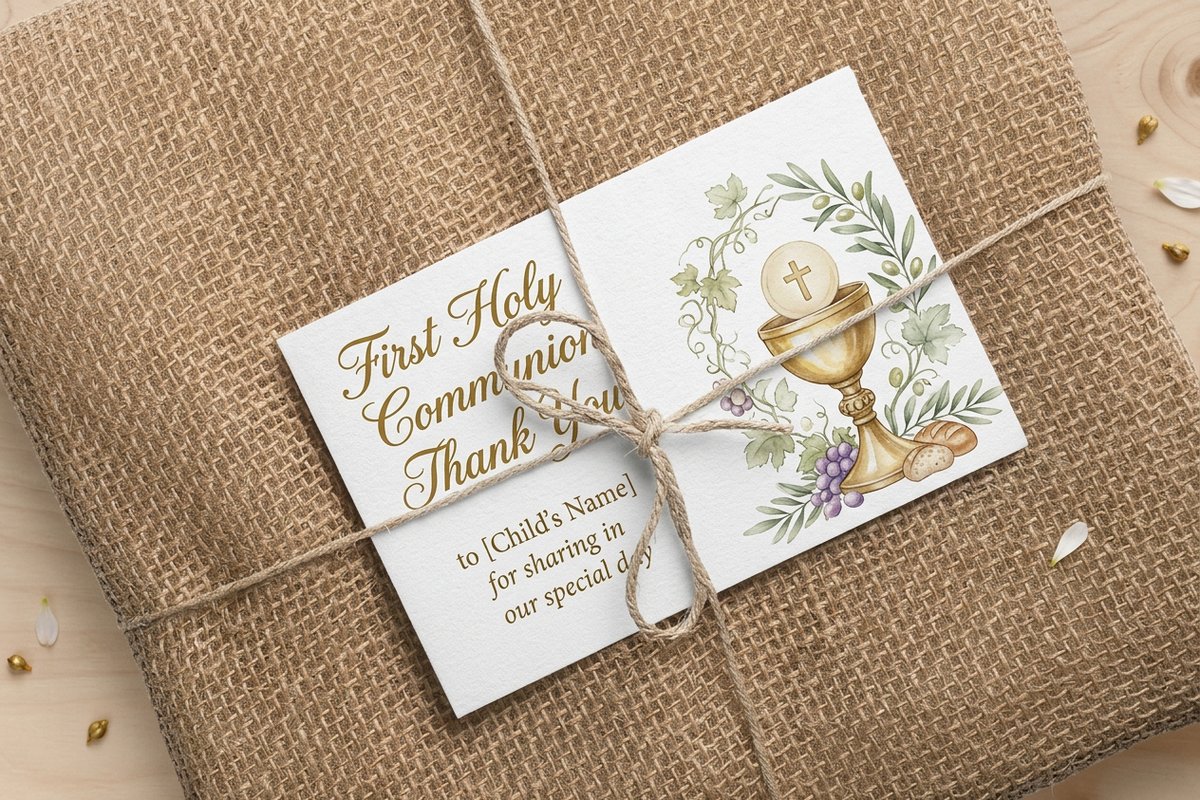 Communion Thank You Cards