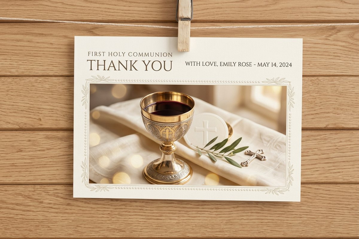 Communion Thank You Cards