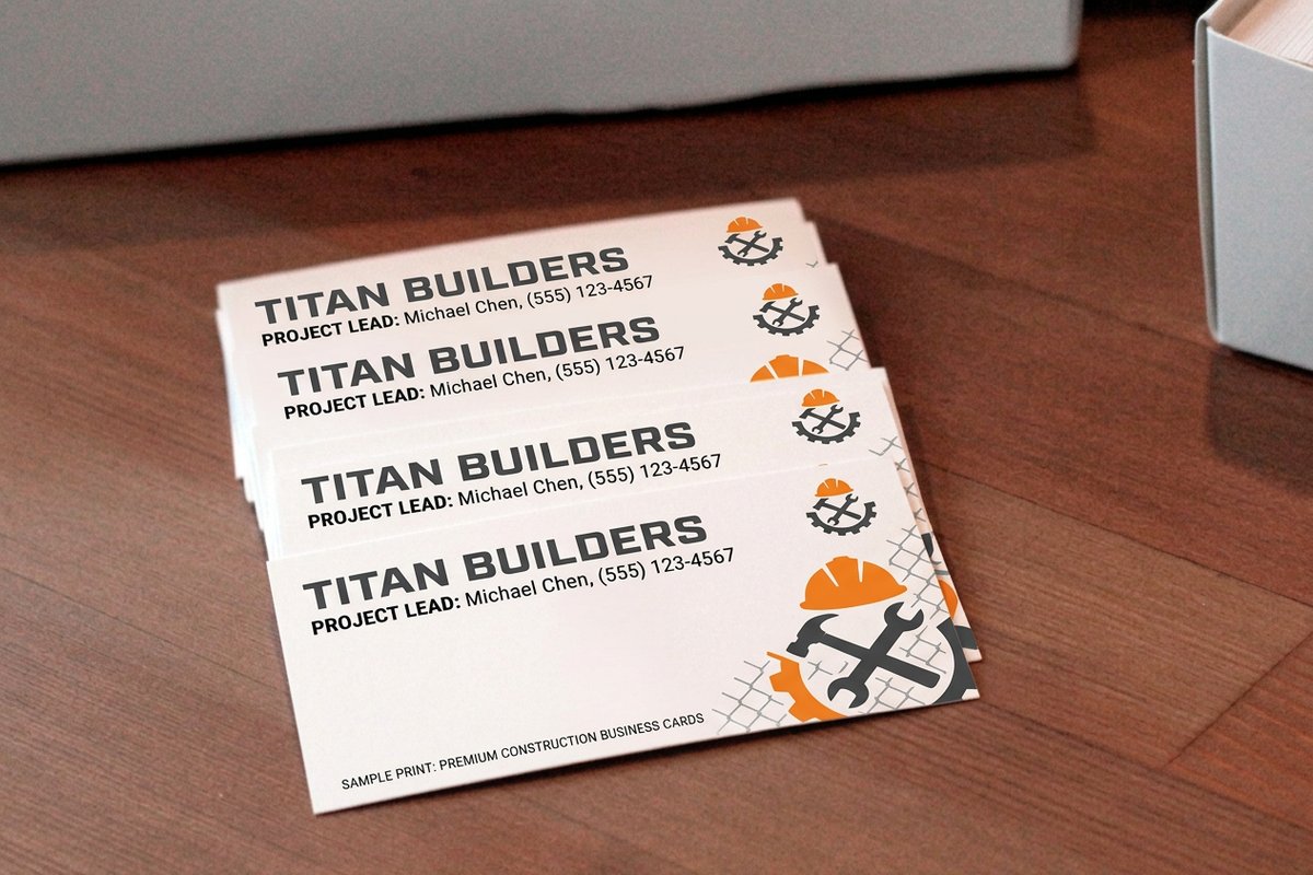 Construction Business Cards