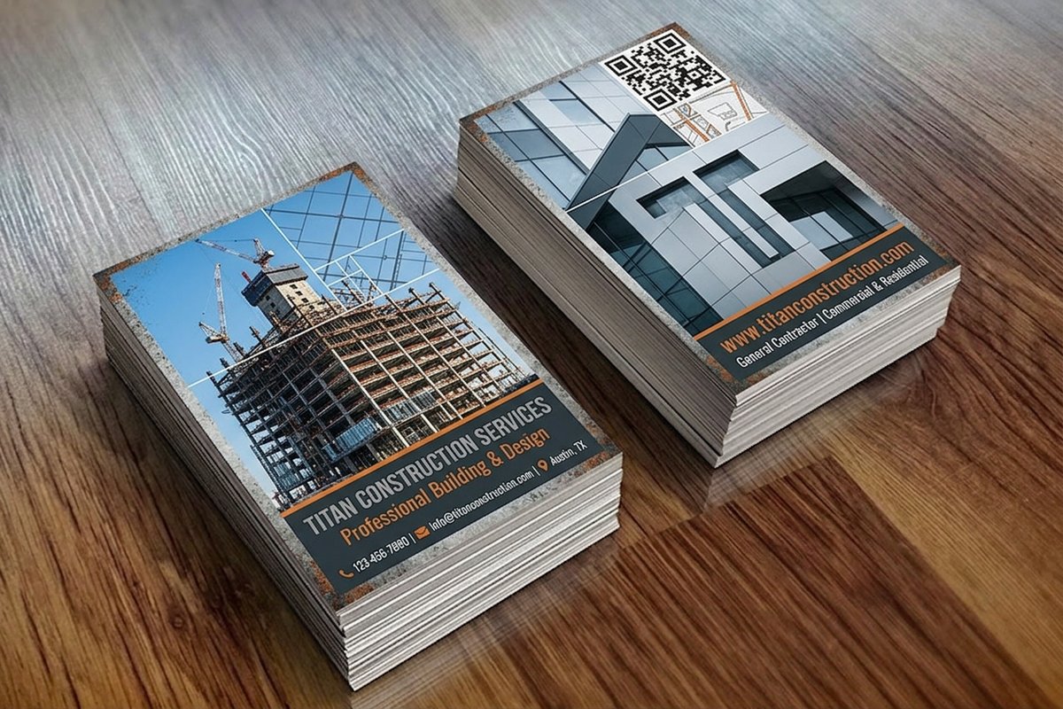 Construction Business Cards