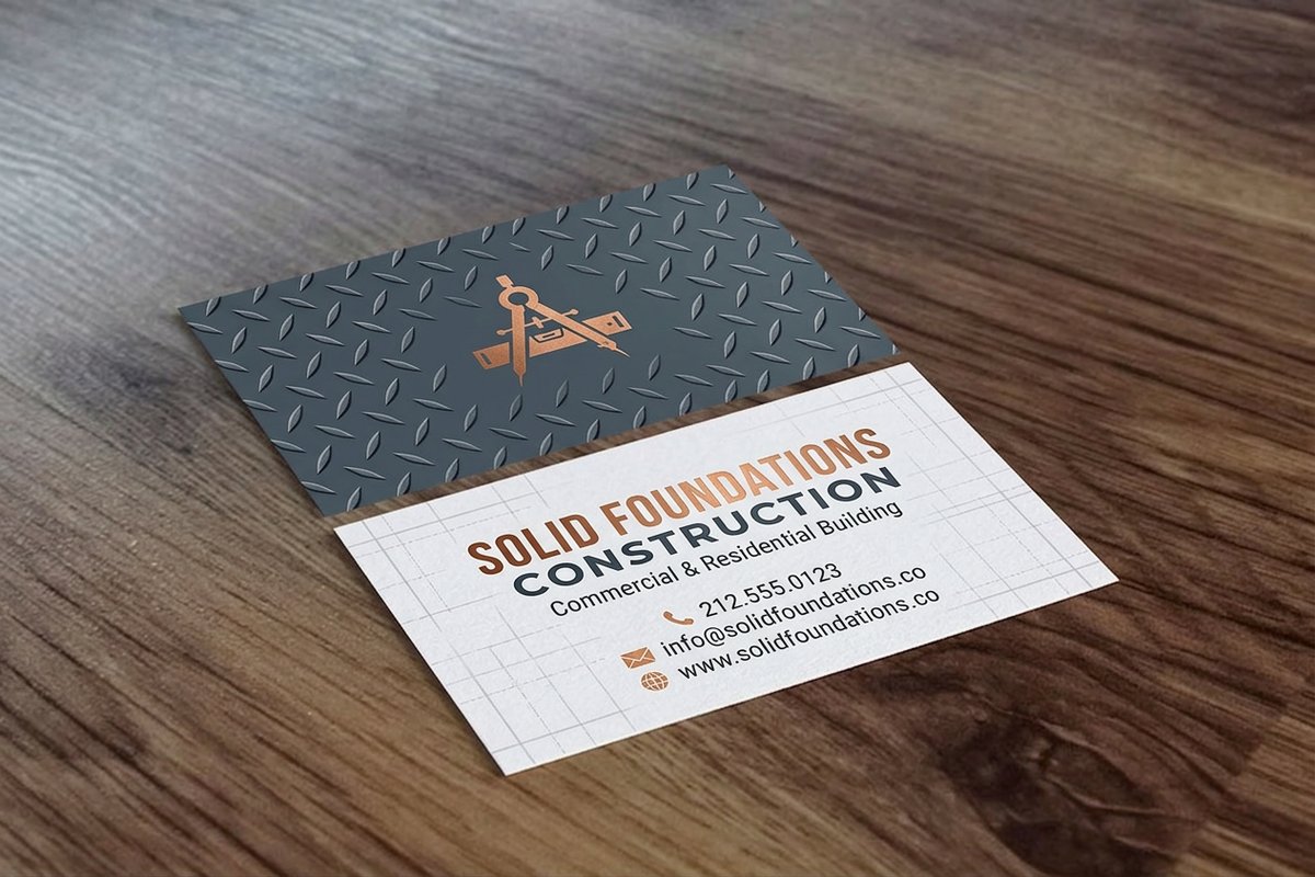 Construction Business Cards