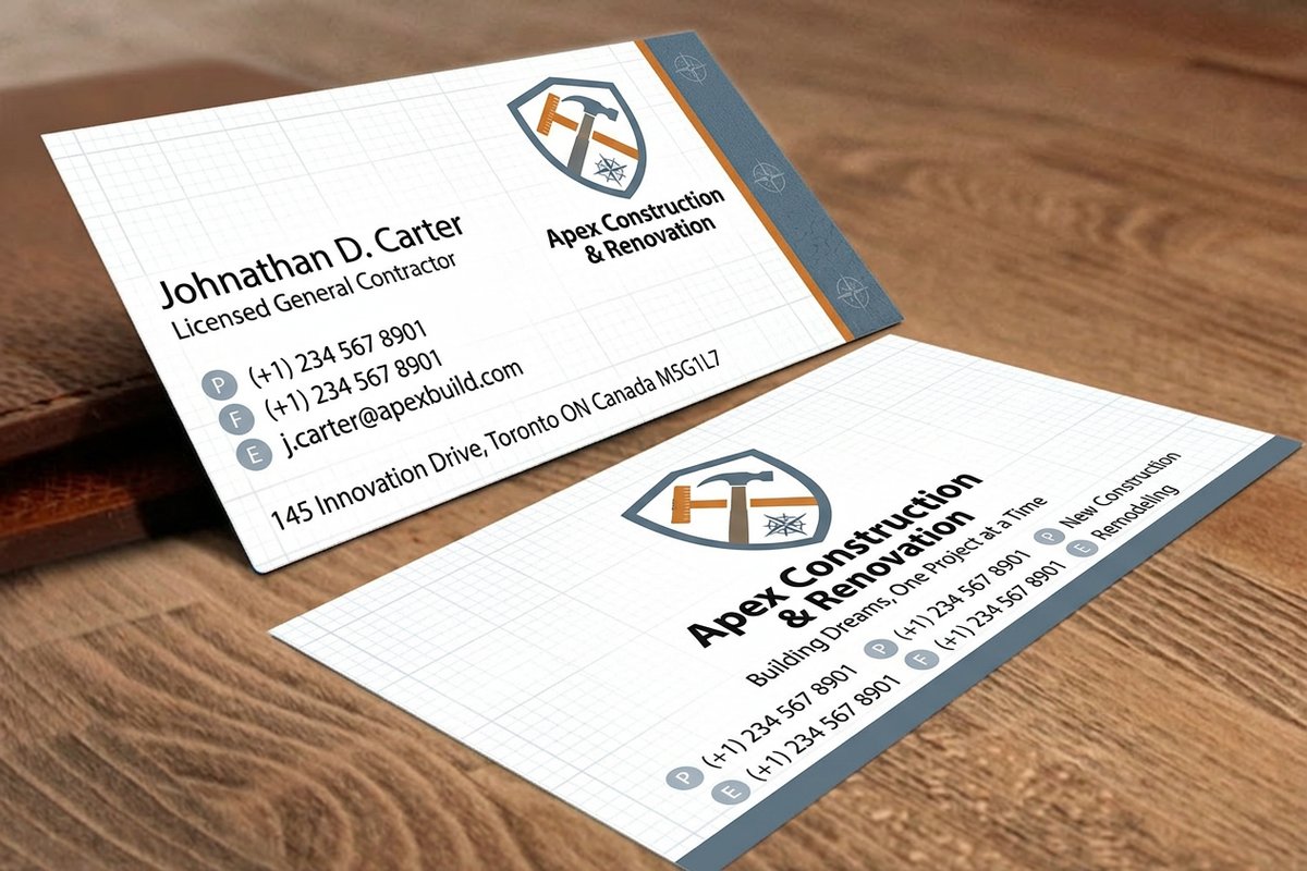 Contractor Business Cards