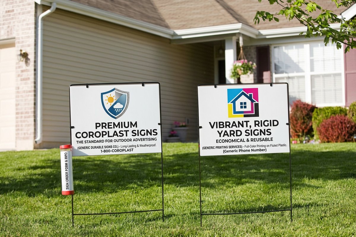 Coroplast Yard Signs