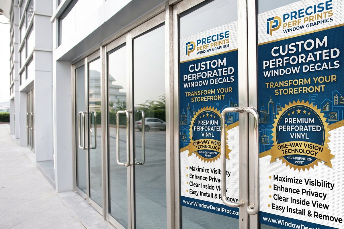 Perforated Window Decals