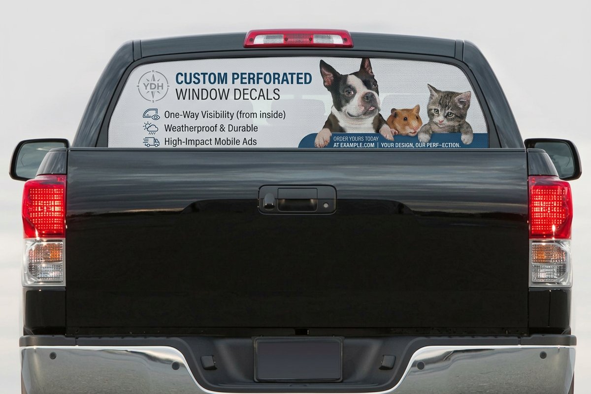 Perforated Window Decals