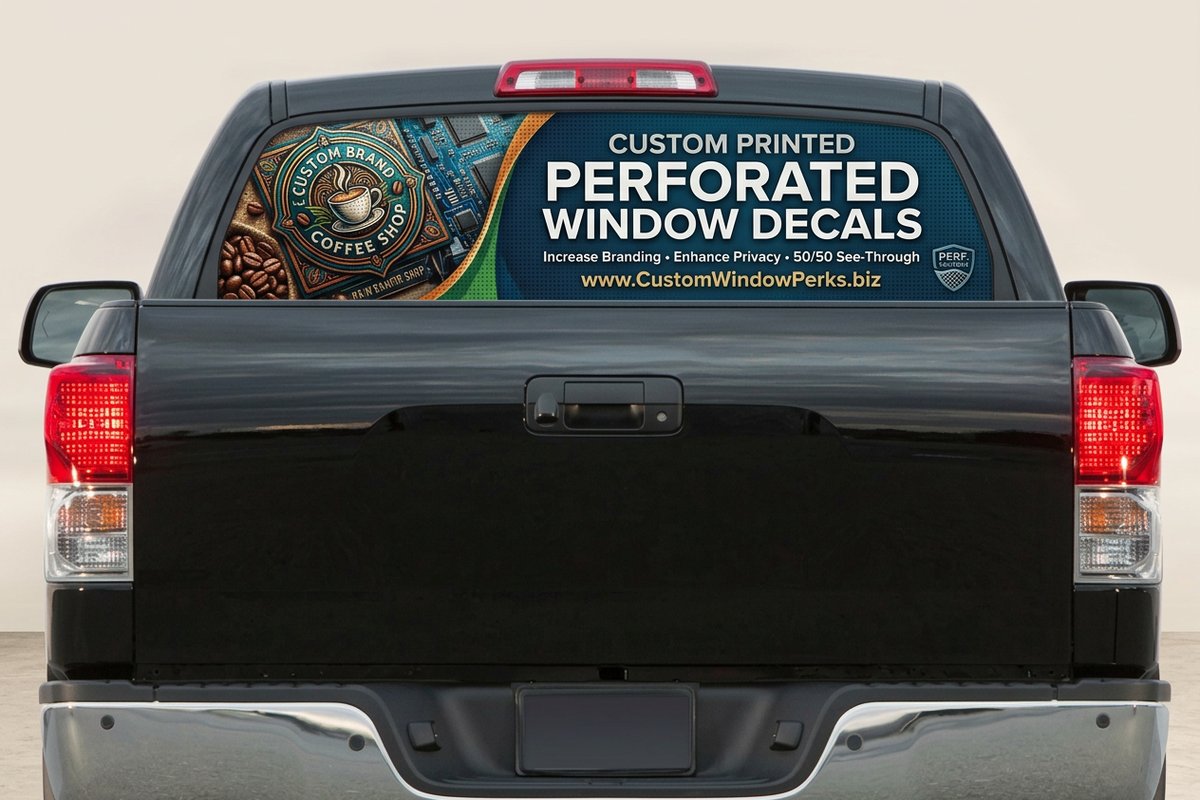 Perforated Window Decals