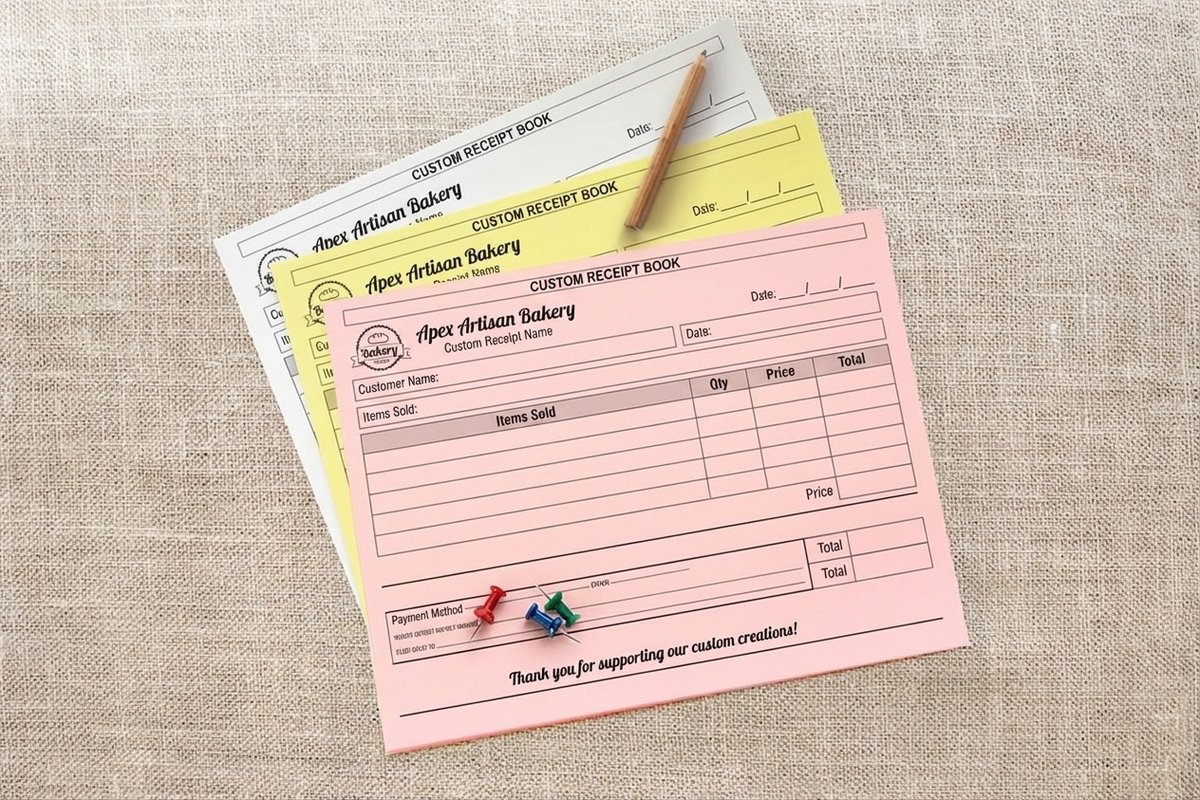 custom receipt books