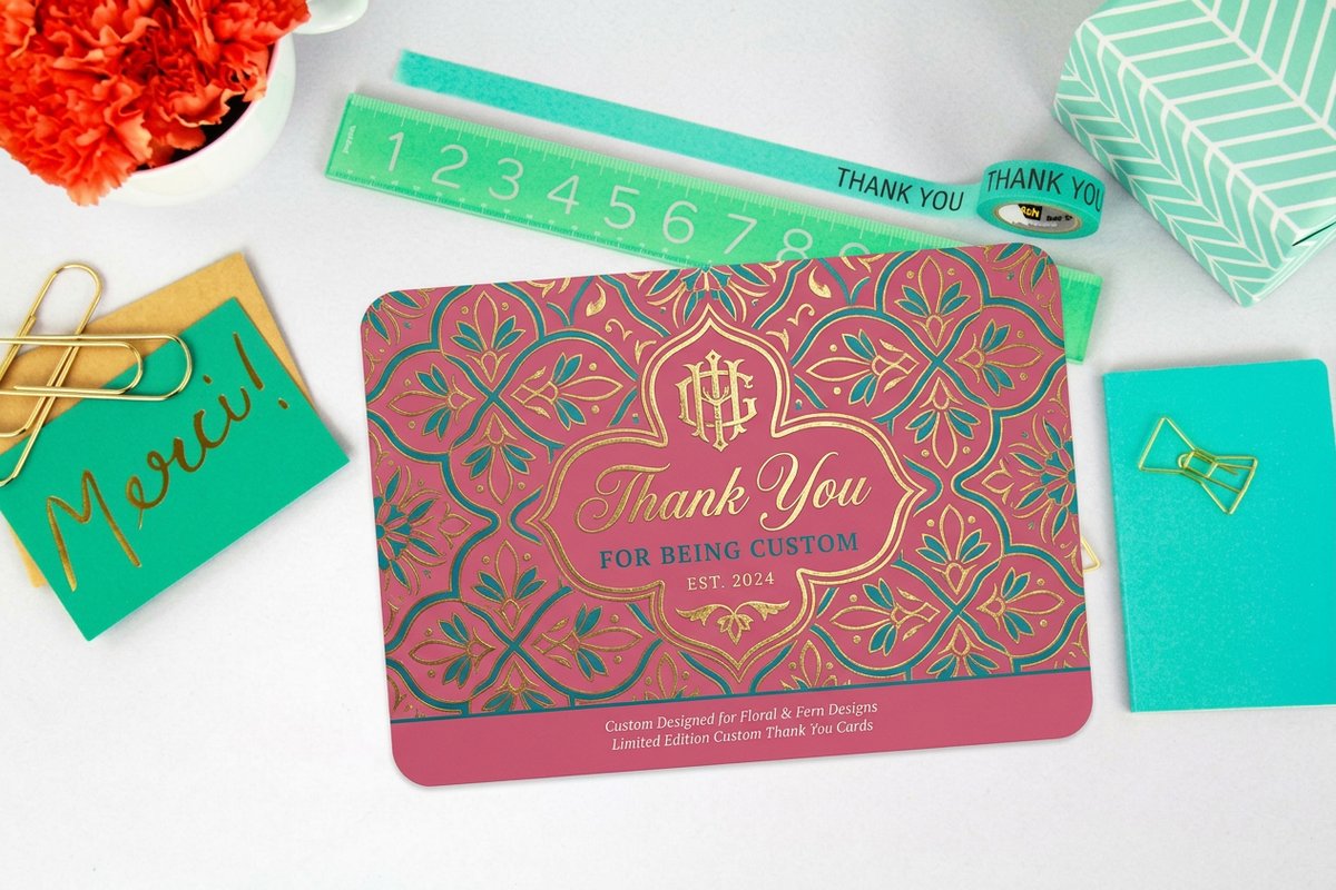 Custom Thank You Cards 4 - 4OVER4