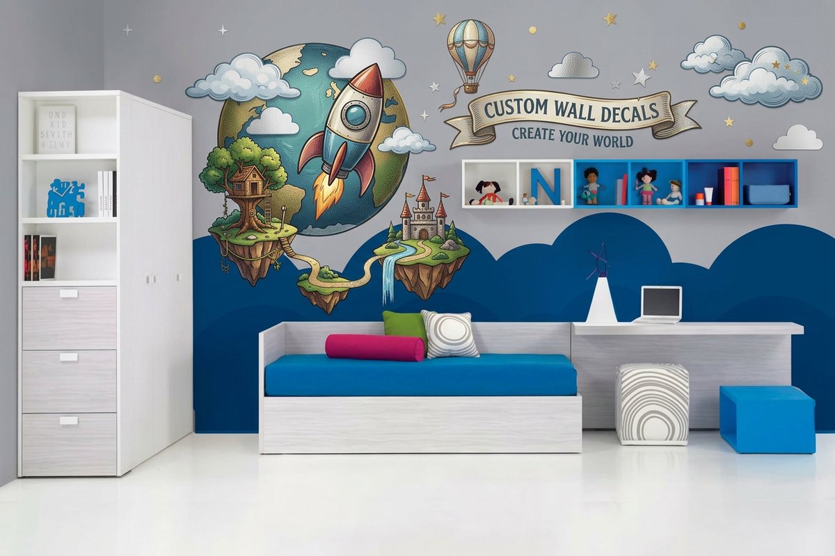 Custom Wall Decals by 4OVER4