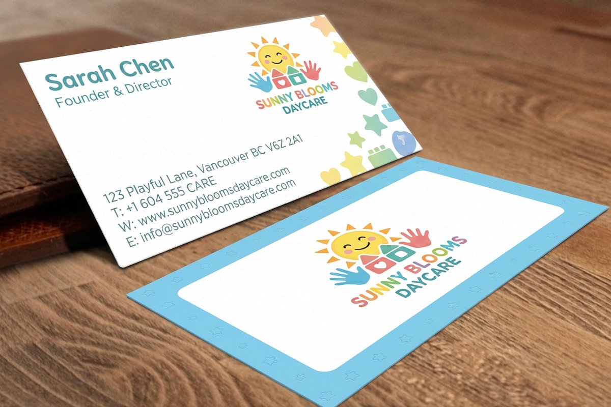 Daycare Business Cards