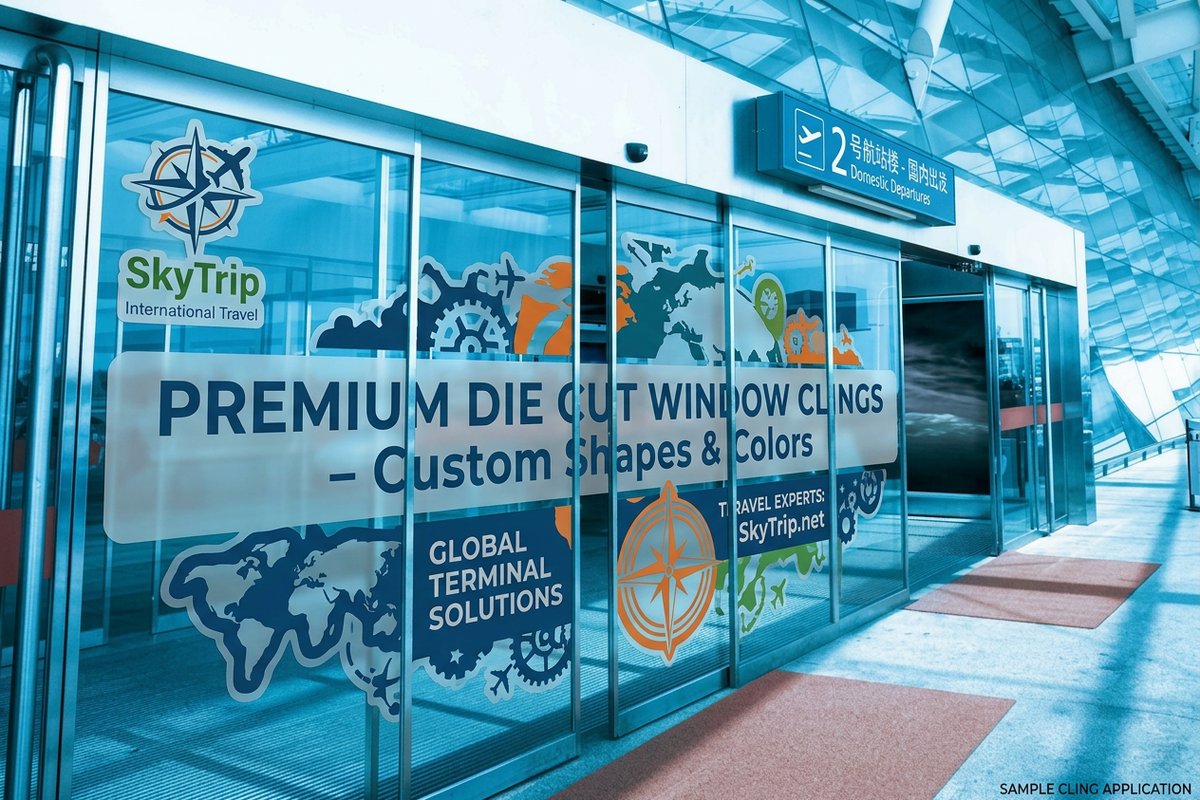 Die Cut Window Clings 2 - 4OVER4