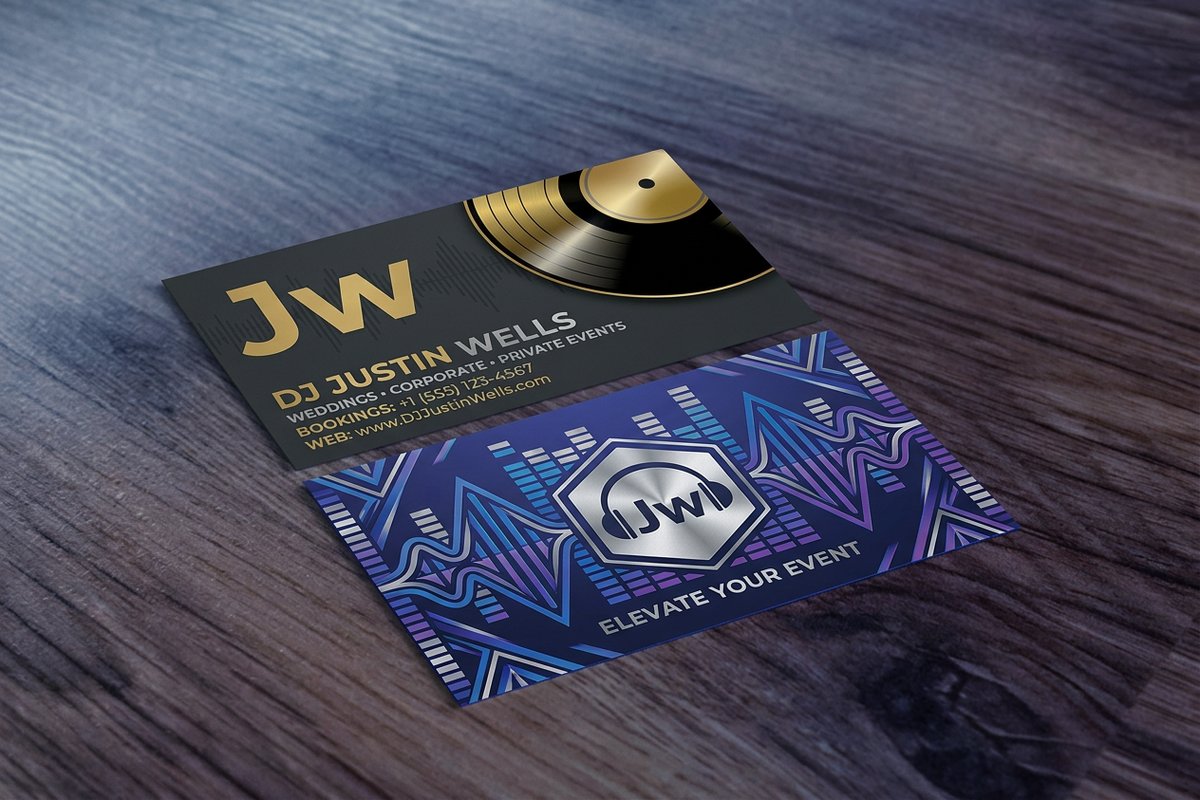 DJ Business Cards