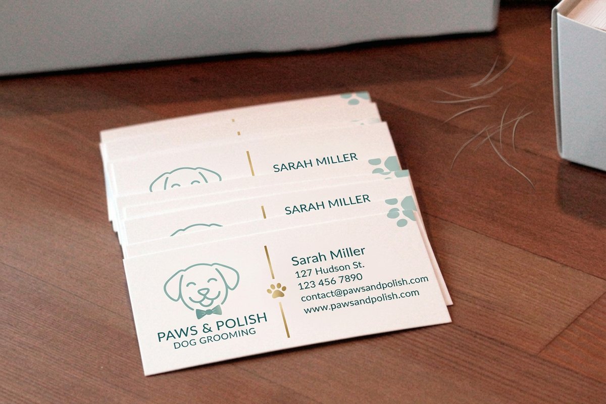 Dog Grooming Business Cards