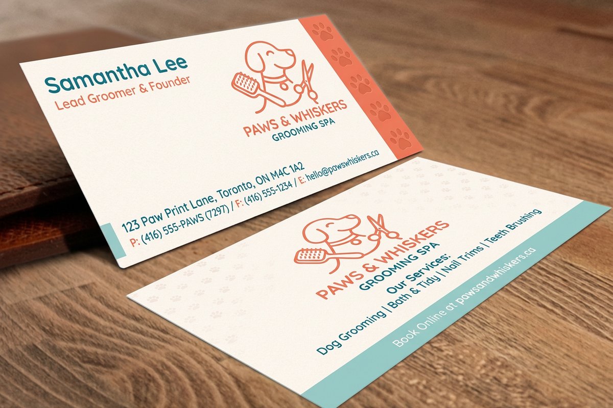 Dog Grooming Business Cards