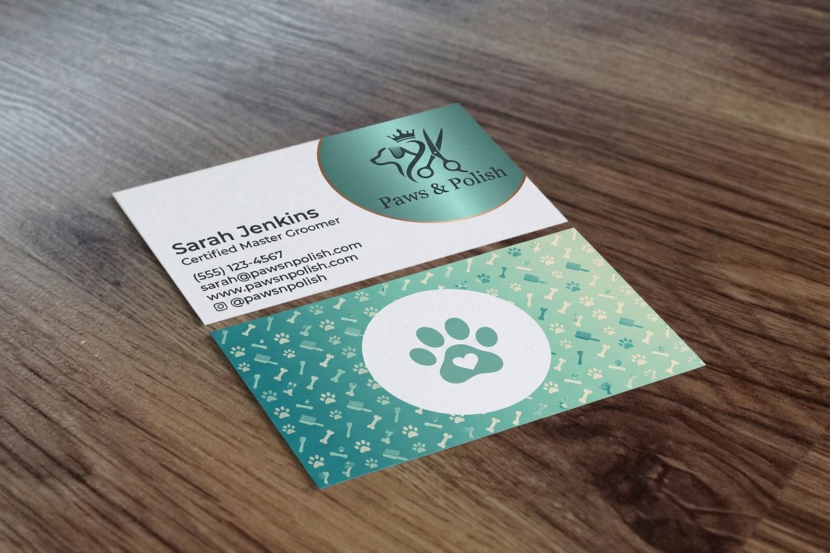 Dog Grooming Business Cards