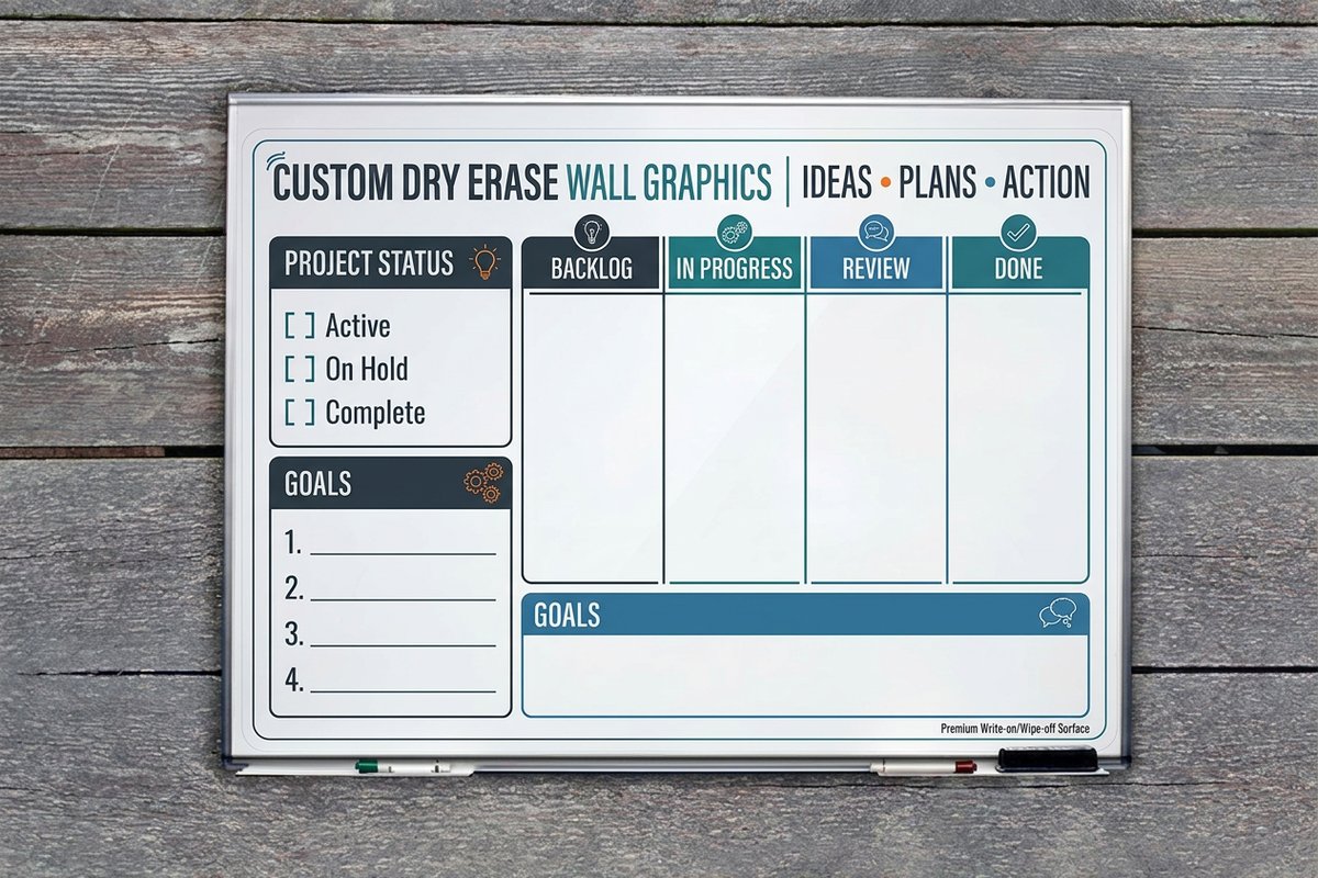 Dry Erase Wall Graphics