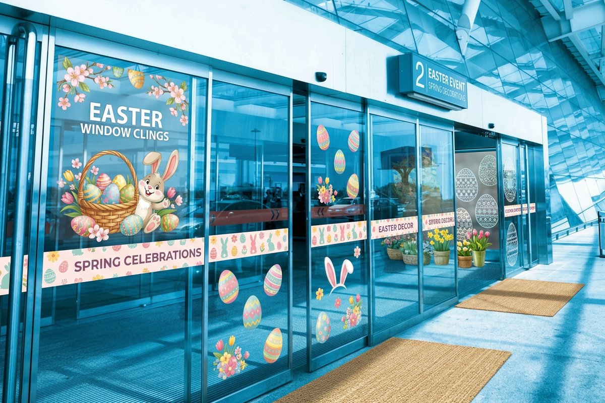 Easter Window Clings