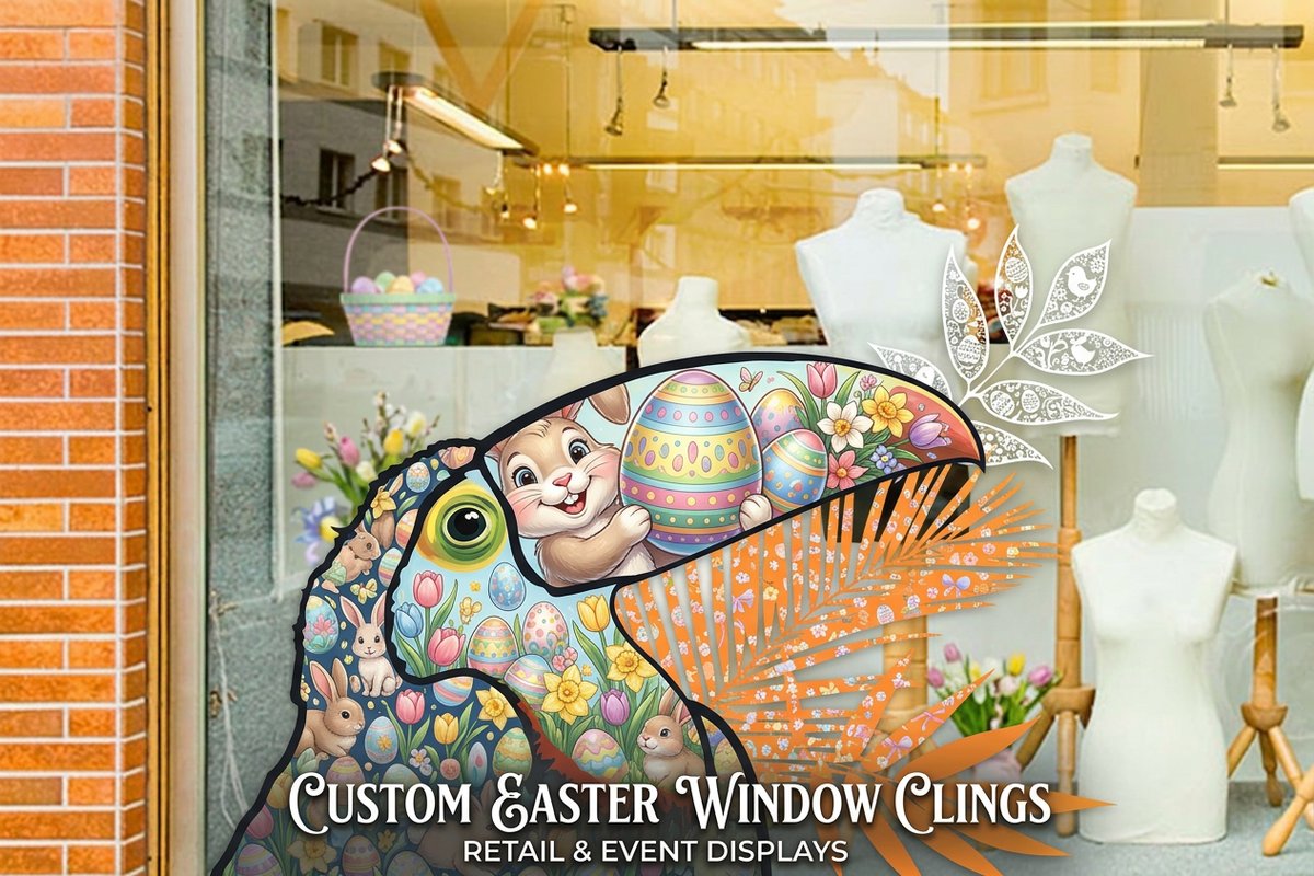 Easter Window Clings
