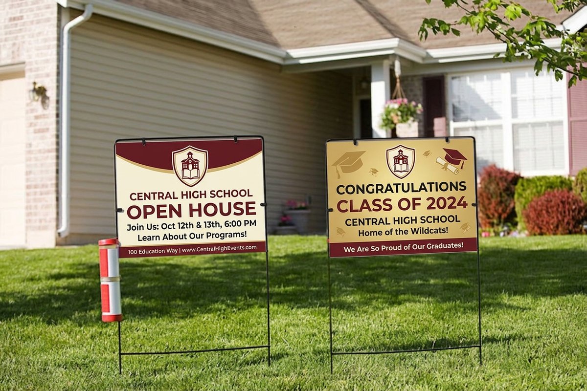 Education Yard Signs