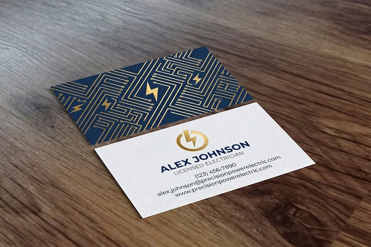 Electrician Business Cards