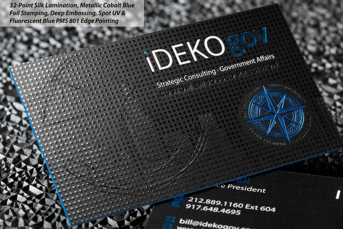 Embossed Business Cards 4 - 4OVER4