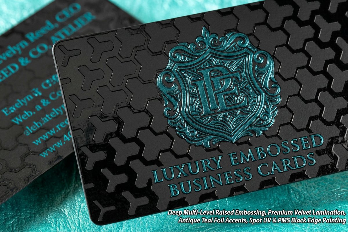 Embossed Business Cards