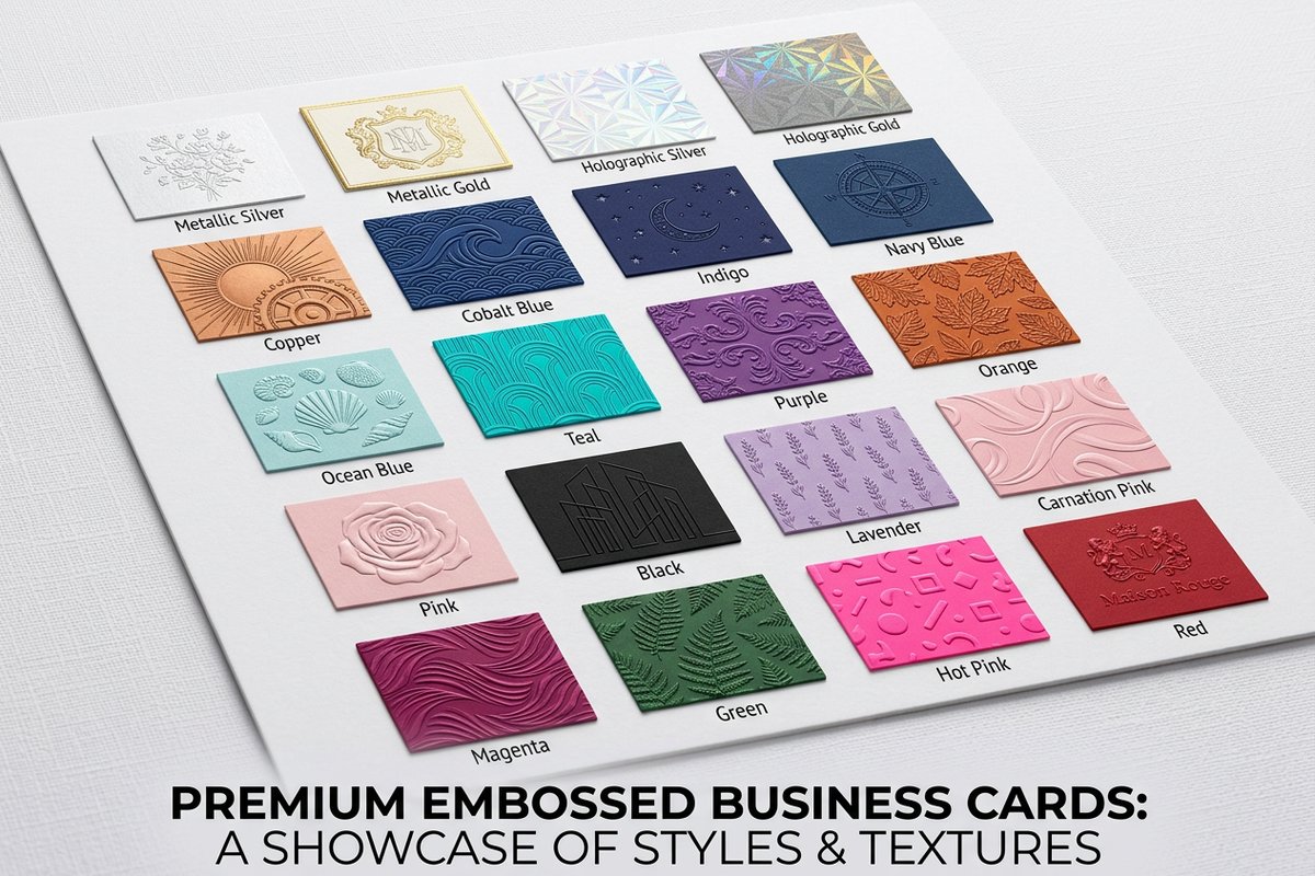 Embossed Business Cards 8 - 4OVER4