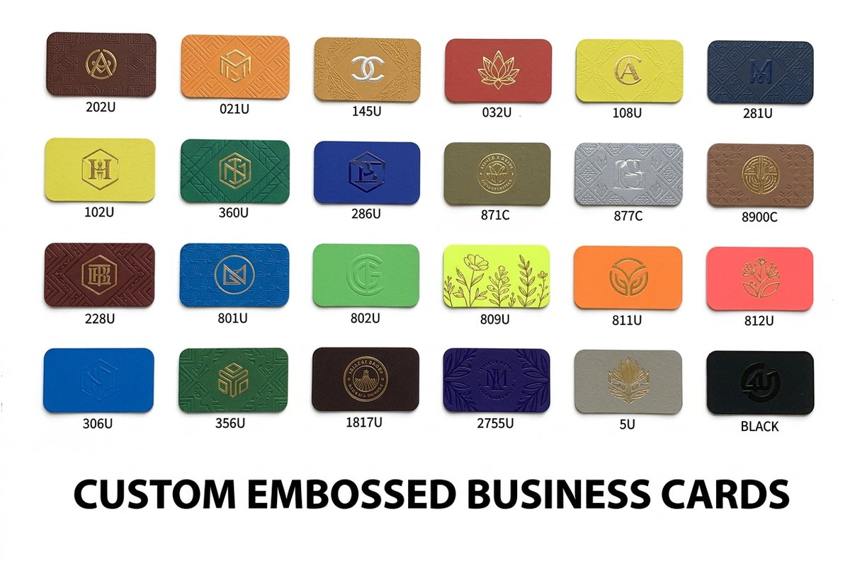 Embossed Business Cards
